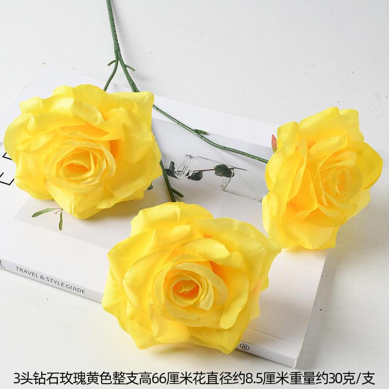 Flor artificial Monet Garden Wind Series Auditorio de bodas Guía de ruta Decoración de bodas Flor falsa Pintura al óleo Estilo Sense avanzado