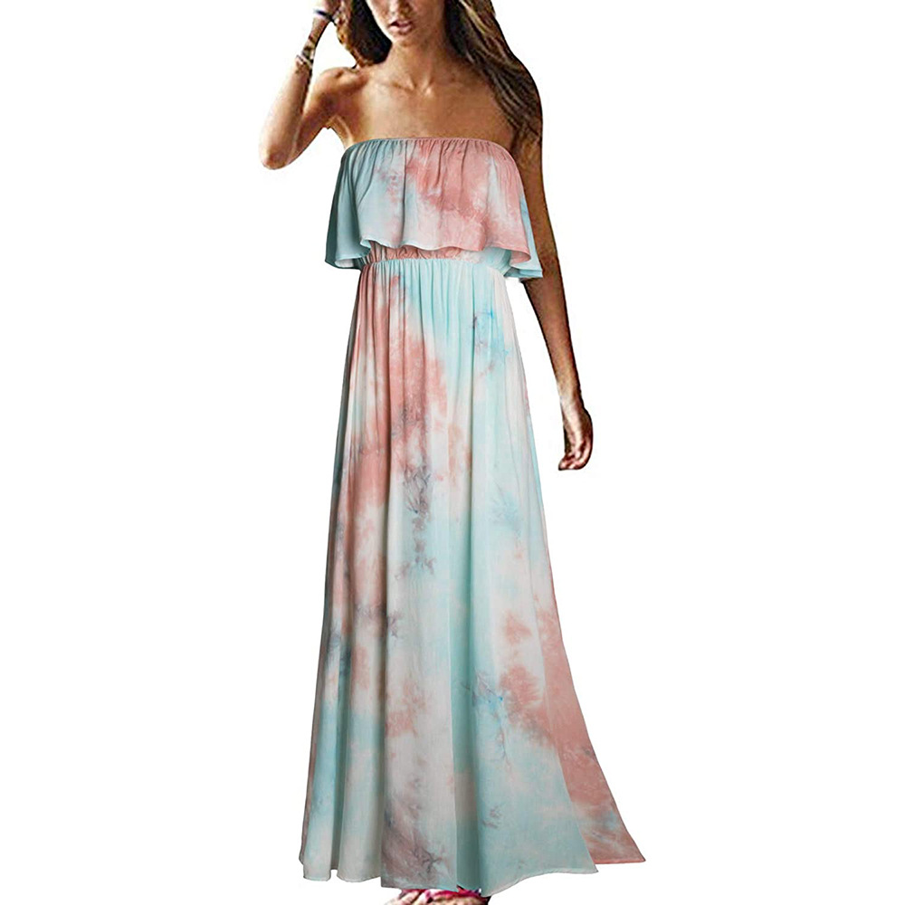 2024 Europa und USA Frühling und Sommer Neues Damenkleid mit Print, Ärmellos, Freizeitkleid für den Strand – Detail 16