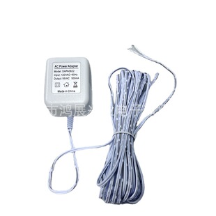 White 120VAC 18VAC gauge 5m video doorbell power adapter