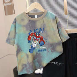 女孩体恤夏装短袖小女孩半袖卡通打底衫儿童宽松t恤