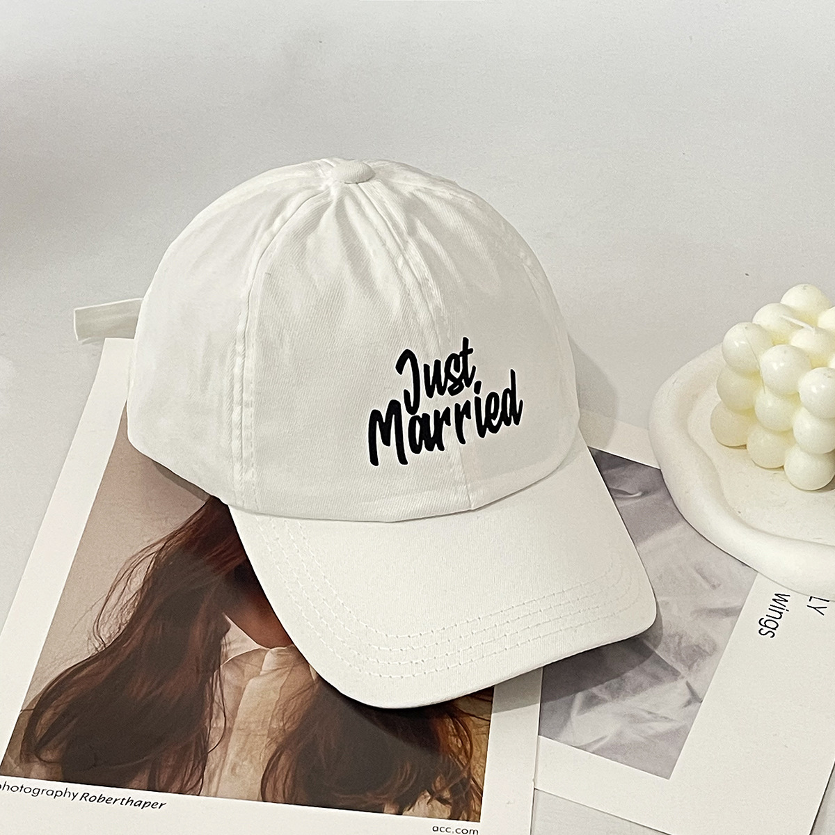 Unisex Just alphabet embroidered baseball cap Soft top with casual outdoor sports sun protection_voghion.com