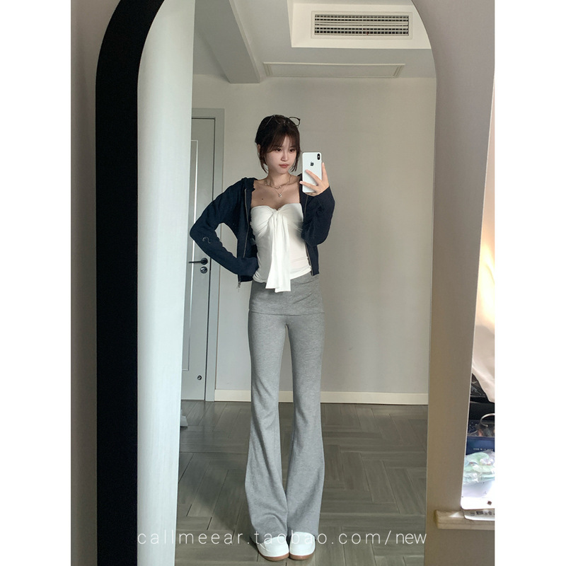 CallmeEar//【简爱日记】设计感小众绑带抹胸背心女早秋修身上衣|undefined