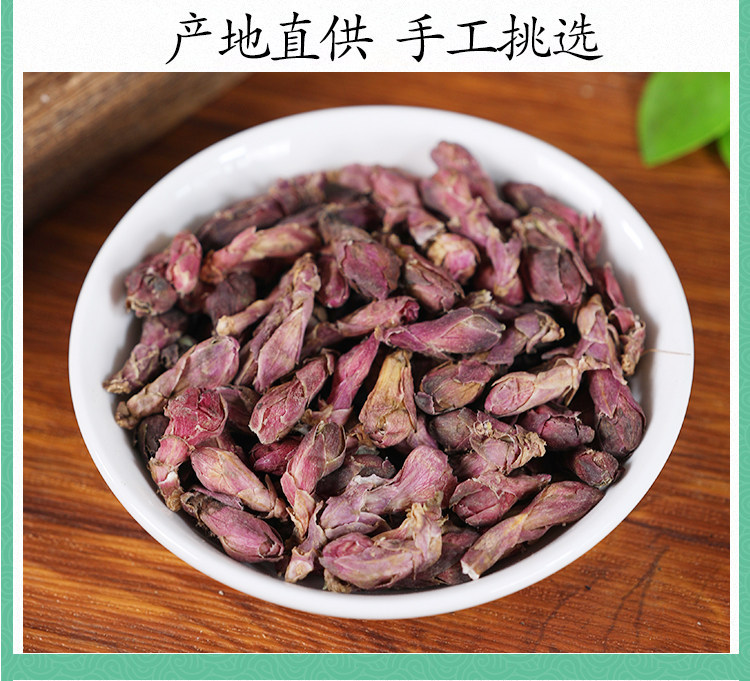 Premium Wild Tussilago Flower Bud Kuan Dong Hua Dried Herbal Tea Ingredient 500g in use