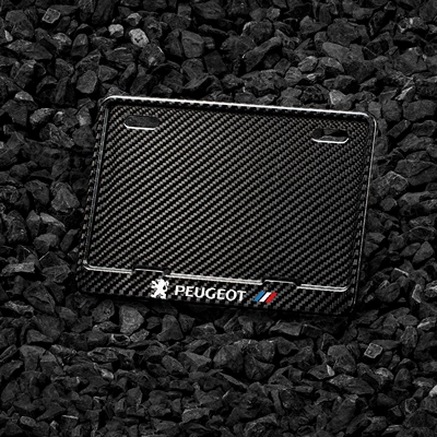 Nömrə qabı license plate frame, rear license - motorcycle-molded-dry-carbon-twill-weave-peugeot