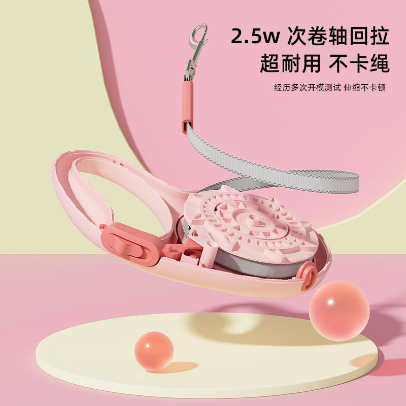 Tracción telescópica automática para mascotas transfronterizas, correas resistentes a prueba de explosiones, correas de tracción para perros grandes, medianos y pequeños, correas de tracción para gatos al por mayor