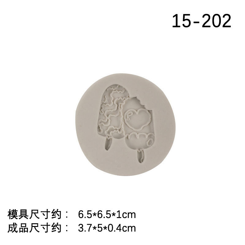 DIY helado paleta molde de silicona solo macaron crema suelo accesorios ultra-ligero arcilla cerámica suave