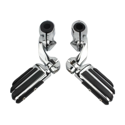 Motorcycle pedals, Pedal Bracket Set Short Version - bracket-a-short-handle-pedal-f-6-electroplating