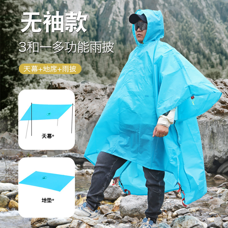 Outdoor emergency raincoat camping hiking hiking portable raincoat thickened rainproof fishing raincoat Outdoor emergency raincoat camping hiking hiking portable raincoat thickened rainproof fishing raincoat