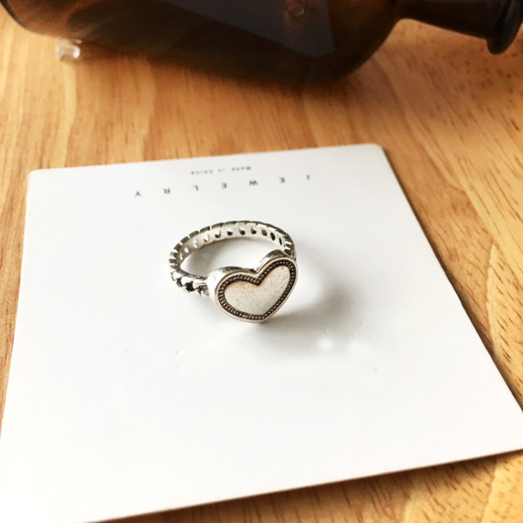 Fashion Heart-shape Alloy Ring Wholesale display picture 5