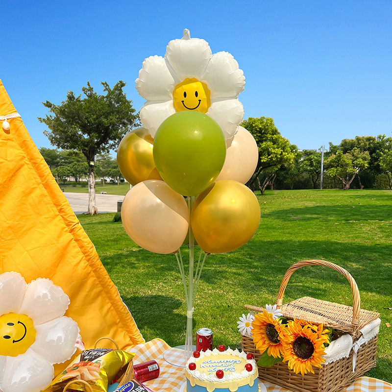 野餐气球拍照道具ins派对气球户外用品生日装饰露营布置场景网红
