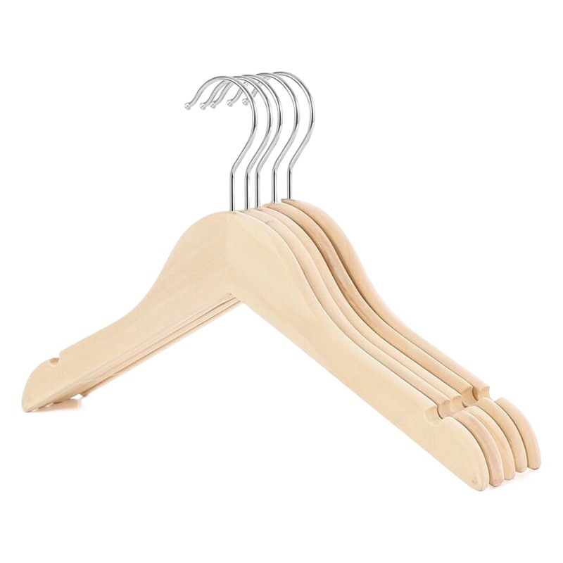 Ropa de madera maciza percha niños tienda de ropa percha niños ropa de bebé percha ropa de bebé sin pintar percha al por mayor