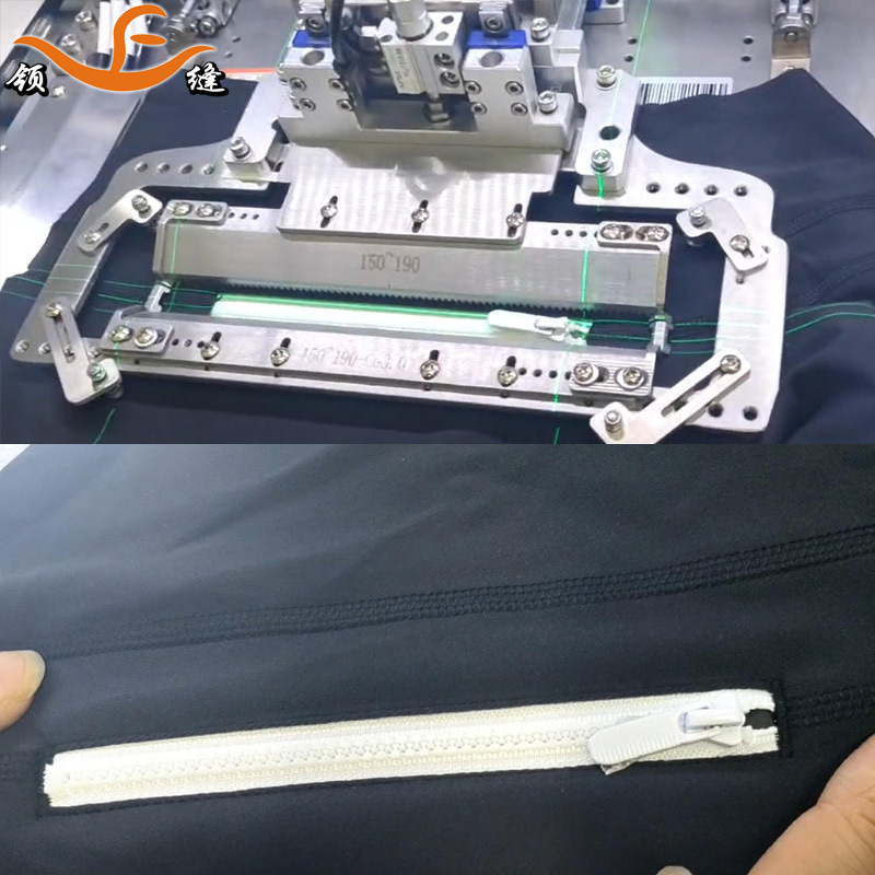 瑜伽服骨位开袋机速干健身服开兜机厂一台顶5人一键启动运行稳定