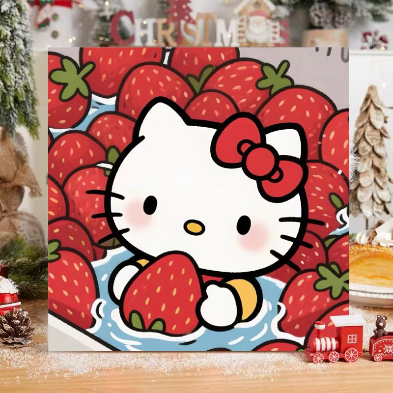 现货批发数字油画diy填色儿童简约手绘涂鸦新中式摆摊丙烯油画|undefined