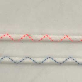 厂家批发圆涤纶间条裤头 卫衣装饰绳服装辅料现货供应