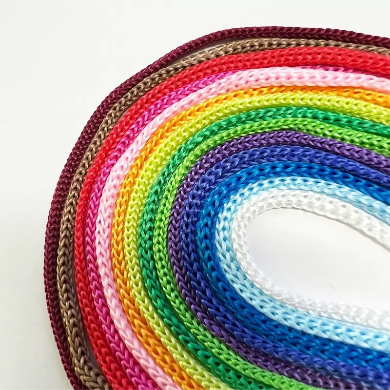 厂家直销现货pp丙纶绳钩针绳四针线空心绳抽拉绳编织绳手提绳批发