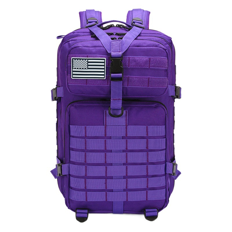Bolsa de montañismo de gran capacidad, mochila para deportes al aire libre, mochila de viaje de camuflaje militar, mochila táctica para senderismo y camping para hombres