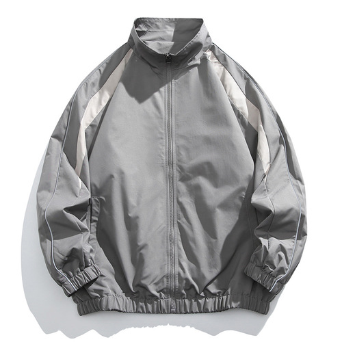 Teenagers spliced reflective casual coat, men's spring and autumn, spliced spring baseball uniform, men's spring clothes, new style, men's clothing, spring clothes, men's clothing,