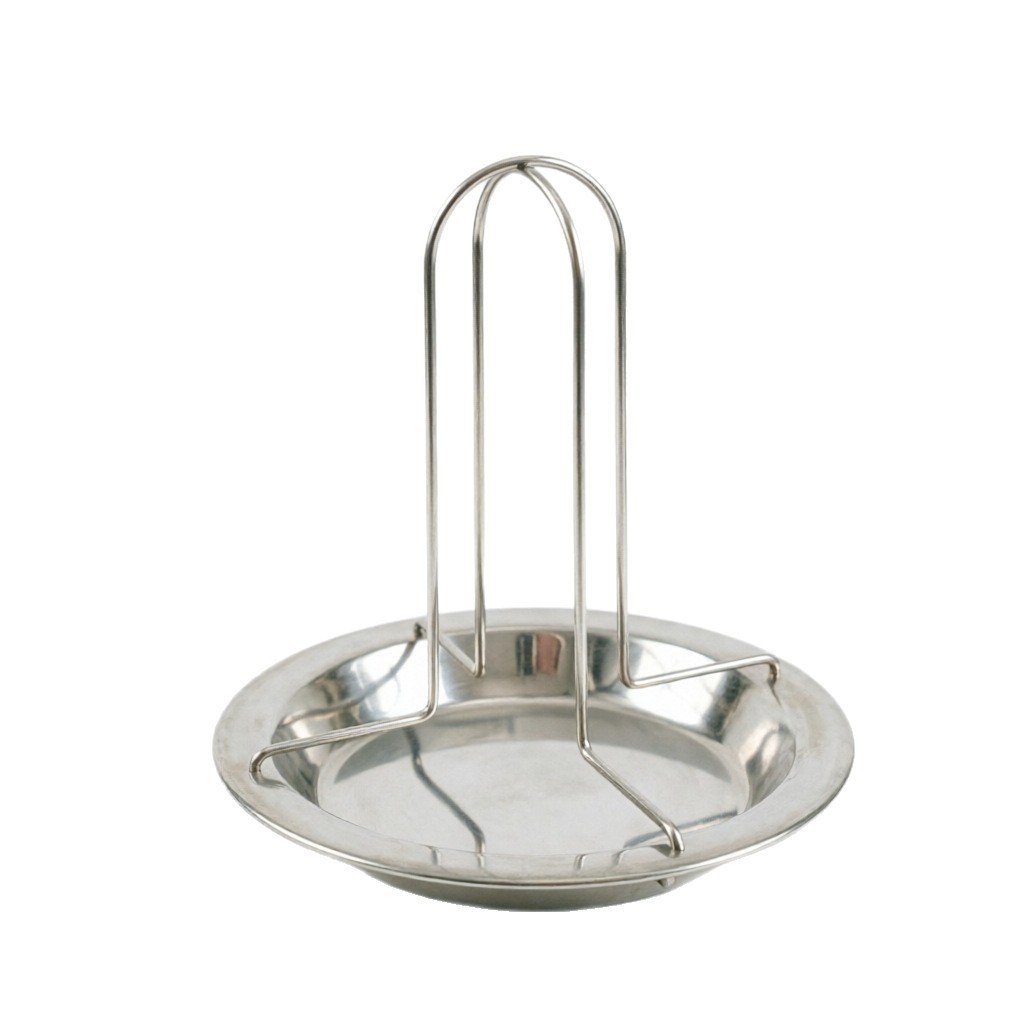 Cross-Border Southeast Asia Hot-Selling Stainless Steel Chicken Roasting Rack, Thickened Non-Coated Barbecue Rack, Chicken Roasting Fork, Roasting Chicken Tray Wholesale