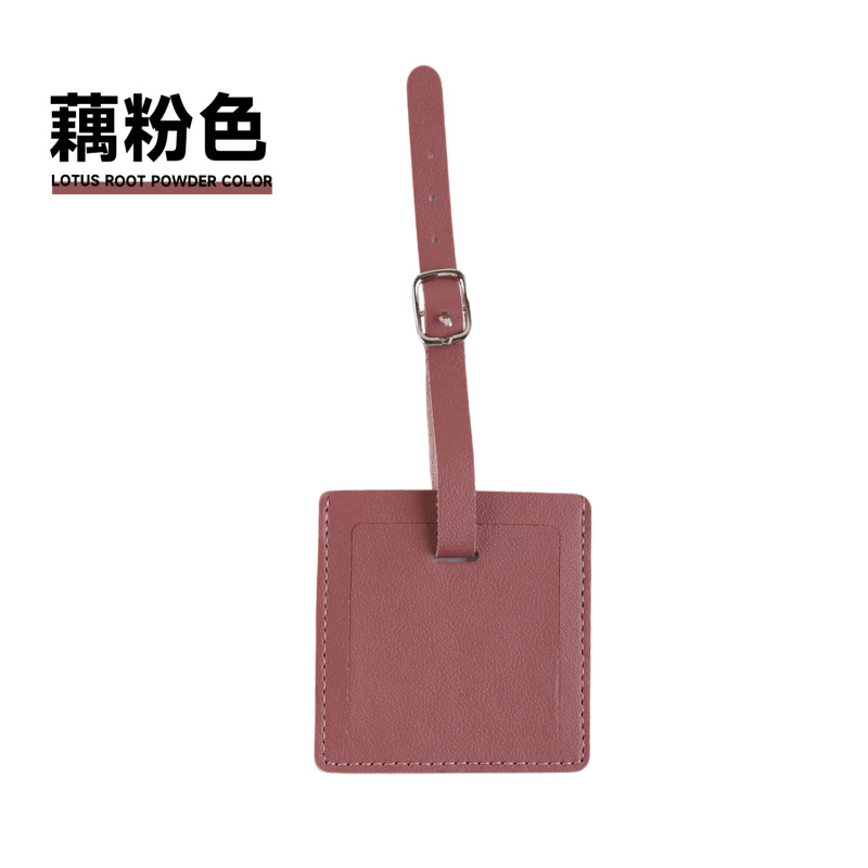 クロスボーダーバ�ードタグ pu レザーマルチカラースポットスーツケースフリップタグタグ荷物タグカスタムロゴ|undefined