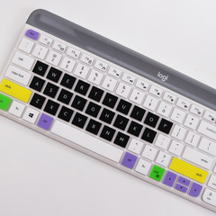 Suitable for Logitech MK470 Wireless Bluetooth Keyboard Protective Film Silicone Waterproof Dustproof Film for K580