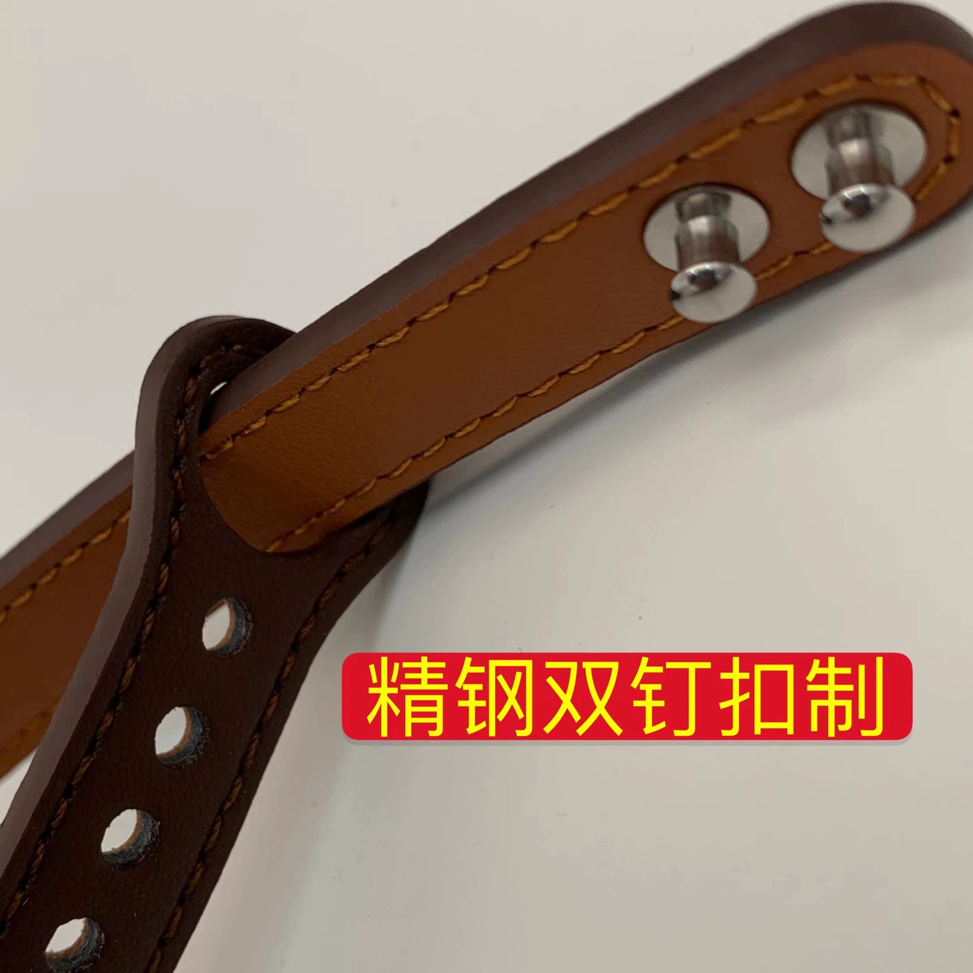 Ремешок для Apple Watch, сверхтонкий с двойным креплением, цветовой блок из кожи, для тонкого запястья, для Apple Watch 10