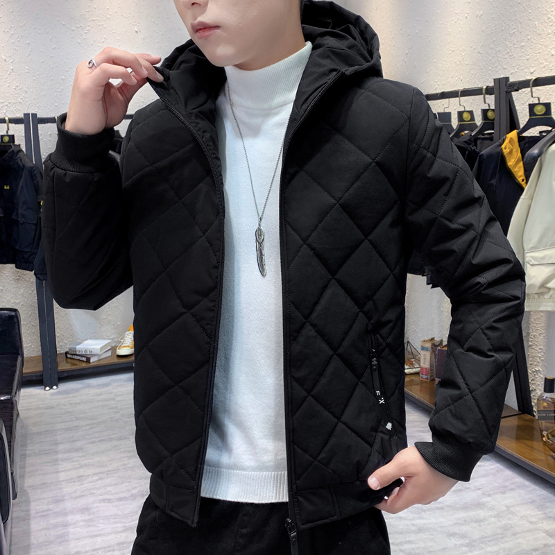 Abrigo de algodón acolchado chaqueta de lana de invierno para hombre abrigo ligero de algodón acolchado abrigo de algodón para hombres nueva chaqueta de algodón acolchado ropa de invierno corta para hombres para estudiantes