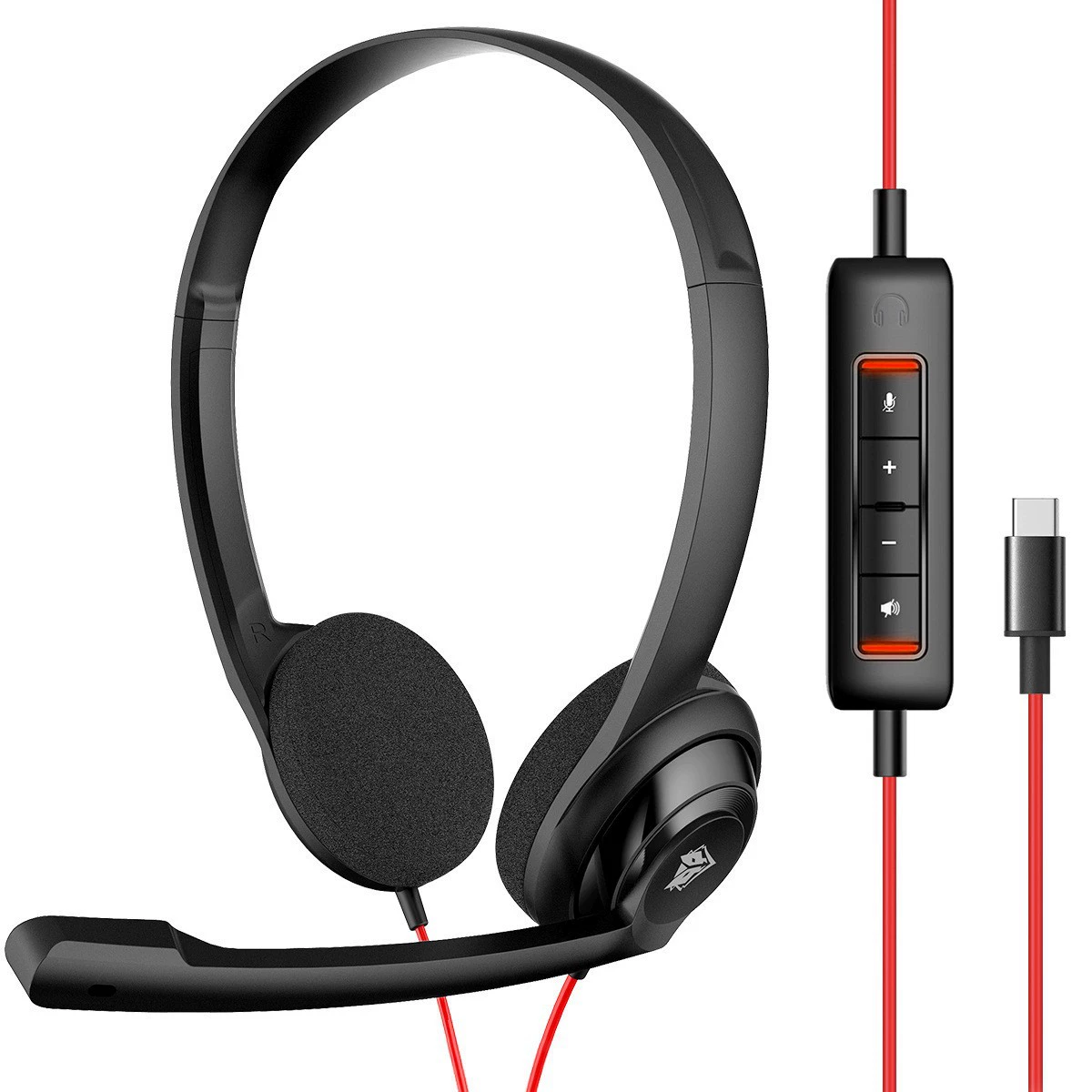 NUBWO/ HW02 гарнитура с оголовьем, двойной микрофон, USB/3.5 для мобильных телефонов и стриминга