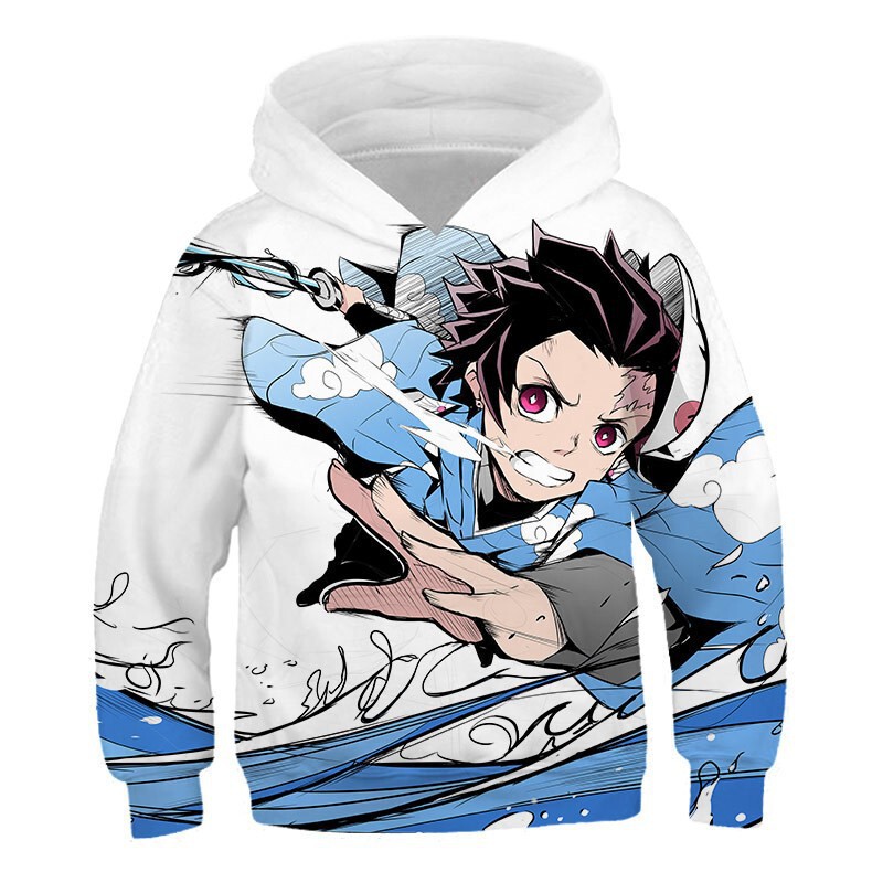 Europe and the United States cross-border new spring and autumn street fashion brand coat devil killer series 3D personalized printed hooded sweater Europe and the United States cross-border new spring and autumn street fashion brand coat devil killer series 3D personalized printed hooded sweater
