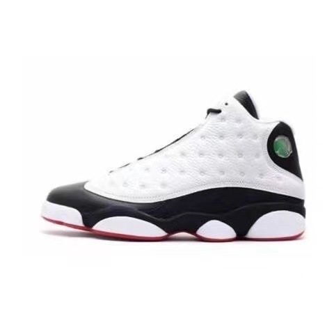 Putian zapatos transfronterizos AJ13 negro y blanco Panda empresa Joe13 alto blanco azul obsidiana zapatos de baloncesto para hombres y mujeres image 7