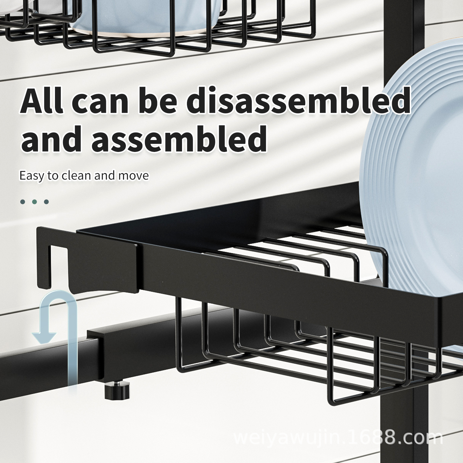 Amazon cocina multicapa de gran capacidad estante de almacenamiento lavabo platos y platos de cocina tablero de cuchillos palillos almacenamiento estante de almacenamiento