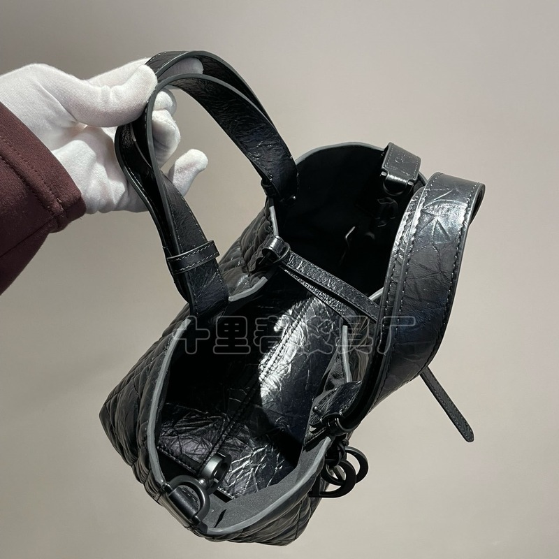 原厂皮D家toujours中号购物袋tote大菱格单肩斜挎子母包托特包|undefined