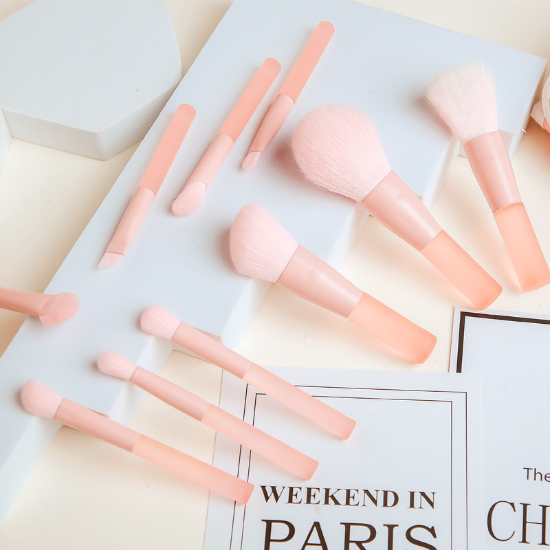 Cangzhou pelo suave 10 Medio estanque jalea Mini cepillo de maquillaje cepillo de color punteado cepillo rubor cepillo suelto cepillo de hoja