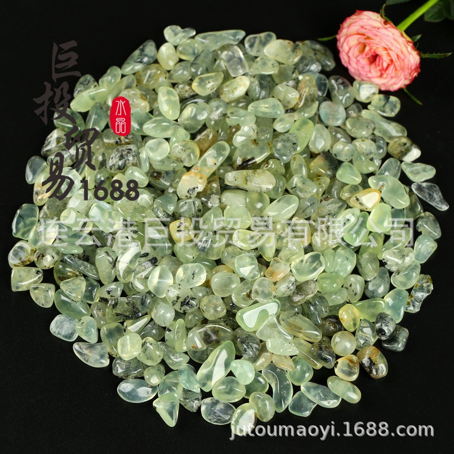 100 tipos de piedra triturada de 7 - 9mm cristal natural jade ágata espécimen de piedra preciosa marco de fotos transfronterizo mano suministro Amazon