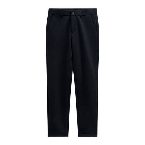 Cross-border trade men's casual pants autumn and winter thick loose straight tube anti-wrinkle elastic middle-aged business pants long 