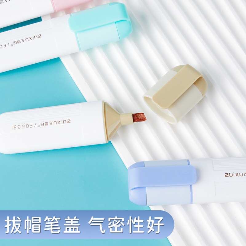 Cuchillo puntero de resaltador de color de ojos estudiantes puntero de resaltador de dibujos animados para niños cuentas de mano puntero de graffiti set puntero de resaltador