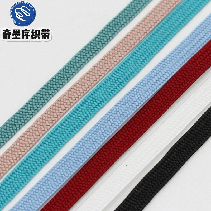 Manufacturer's In-Stock Wholesale Jk Sailor Uniform Collar Line 3mm 4mm 6mm Bamboo Snake Belly Line Tie Cuff Edge Binding Webbing