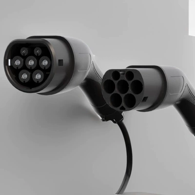 European Standard Double-Head Gun Black Type2 European Cross-Border Exclusive 3.7Kw New Energy Vehicle Charging Pile Dedicated Portable