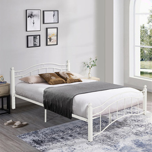Neutral Panel Bed for Bedroom-modern Simple and Warm