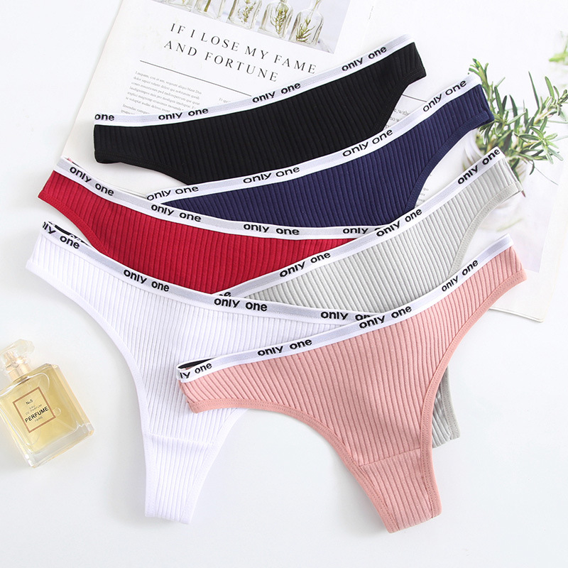 Women's Panties Cotton Sexy Underwear G-String Thongs