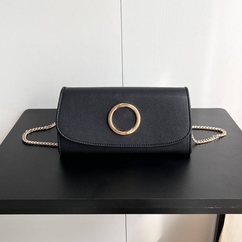 2024 New Cowhide Texture Wallet For Women, Lon Genuine Leather Clutch Ba, Fashionable Versatile Ladies' Chain Small_voghion.com