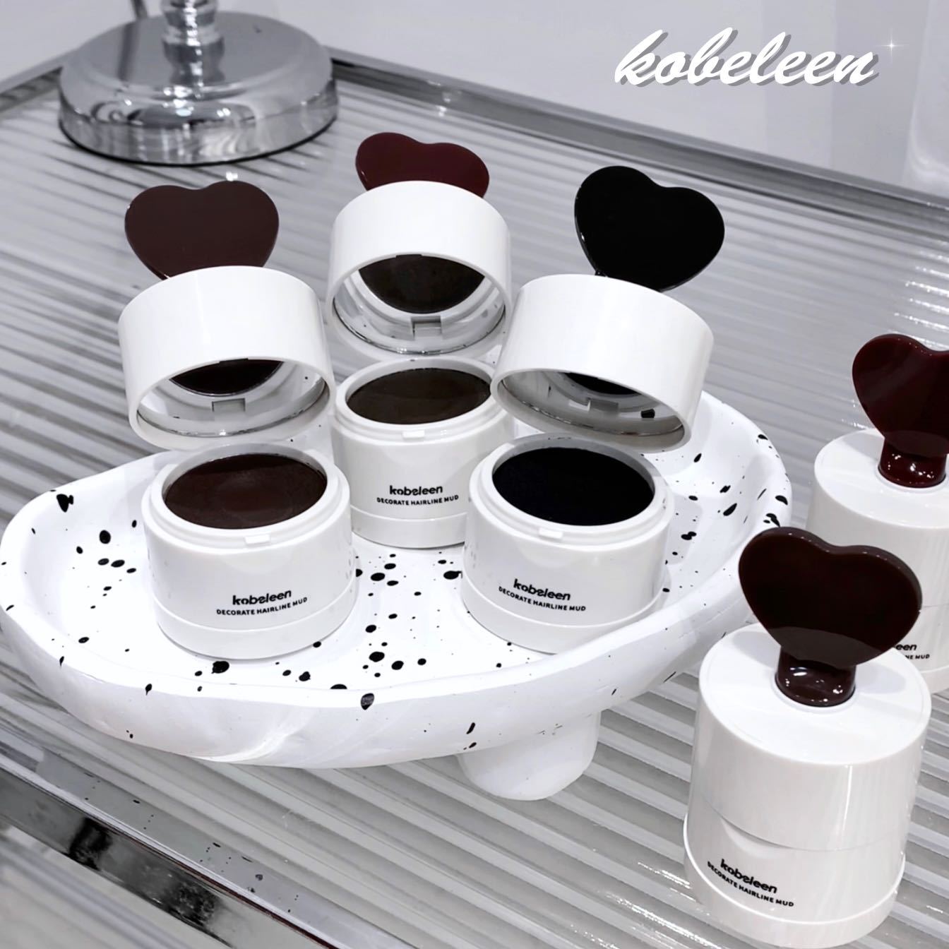 kobeleen修飾髮際線泥質地細膩自然媽生感土豆泥防水防汗髮際線
