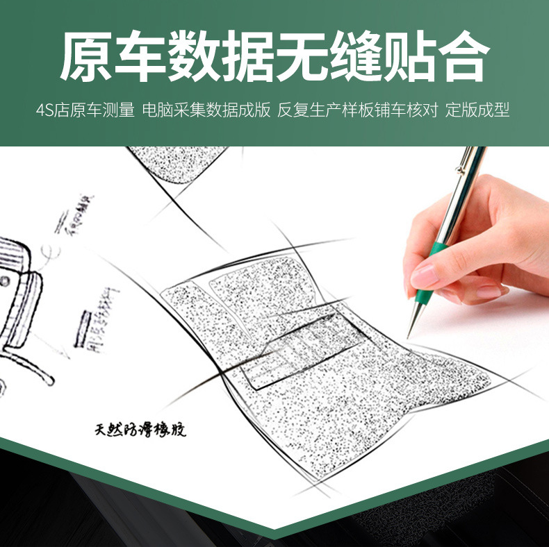 Suitable for Wuling Binguo/Binguo S/Binguo Plus Wire Ring Floor Mats, Non-Slip, Wear-Resistant, Waterproof and Durable Special Floor Mats