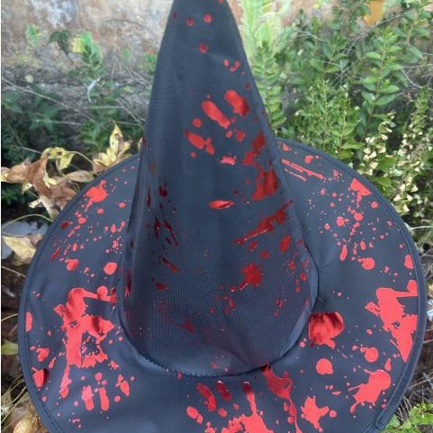 Halloween sombrero negro Oxford paño bruja sombrero accesorios de disfraces de maquillaje Harry Potter bruja sombrero