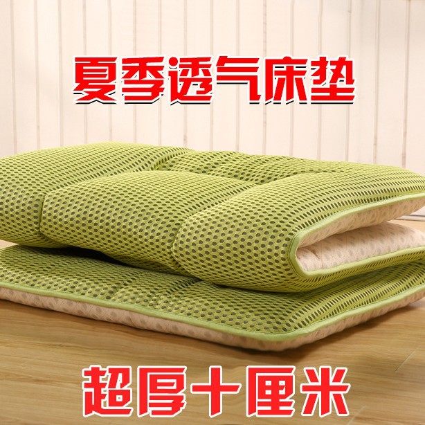 Summer Thickened 10cm Floor Mattress Japanese Style Double 1.5m Tatami Mattress Single Foldable Sleeping Mat