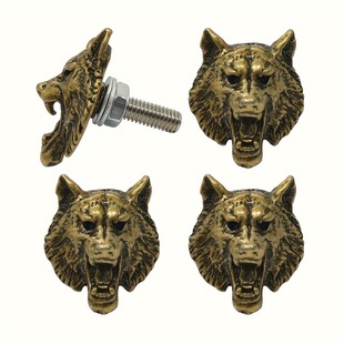 2025 New Cross-Border Shipping License Plate Bolt Universal Wolf Type Stainless Steel Cross-Border Shipping