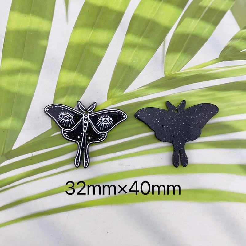 新型アクリルレリーフ幽霊かぼちゃハロウィーンシリーズペンダントDIYキーホルダーペンダントアクセサリー|undefined