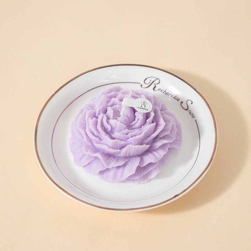 Caja de regalo de vela de flor de plátum de fragancia regalo de mano regalo creativo para amantes modelado adornos de cera de banda magnética
