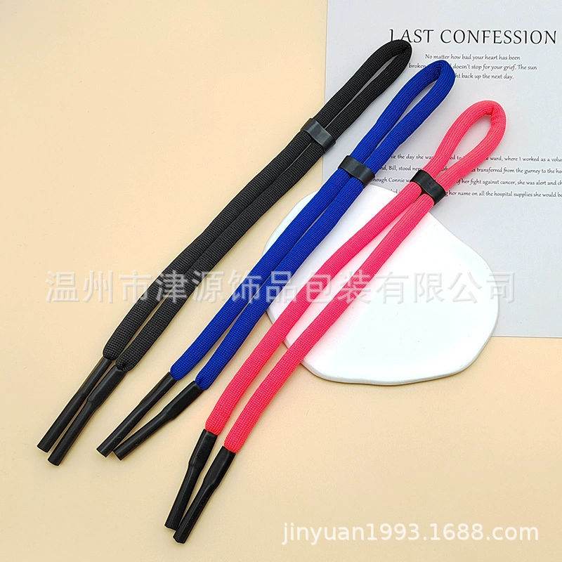 Плавающая веревка, однотонная нейлоновая веревка для очков, Спорт на открытом воздухе, фиксированная цепочка для очков, нескользящий регулируемый материал для дайвинга