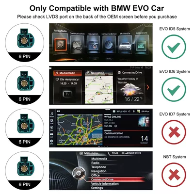 RoadTop Wireless CarPlay Decoder Simsiz CarPlay və Android Auto