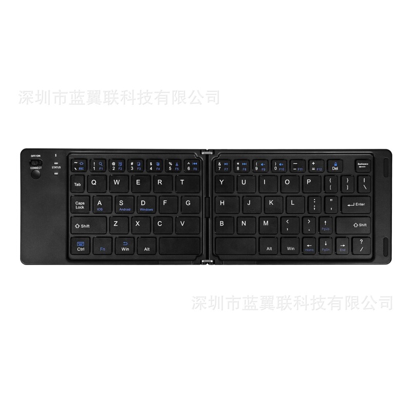 ワイヤレス Bluetooth 折りたたみキーボードとマウスセットタブレット電話ユニバーサルガールタイピングオフィスサイレントキーボード|undefined